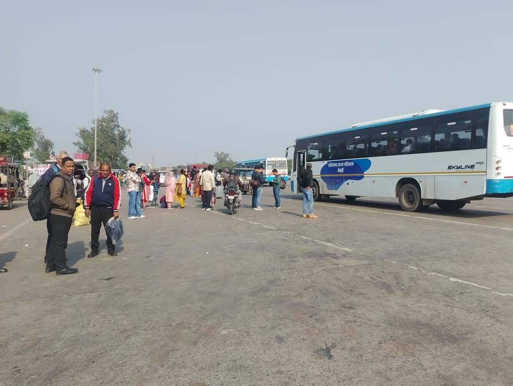 Buses returned late at night from Kurukshetra for Guru Ravidas Jayanti