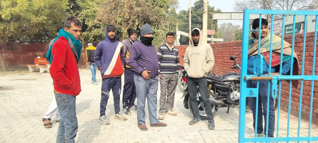 38-year-old Manoj, a motorcycle rider, died after being hit by an unidentified vehicle.