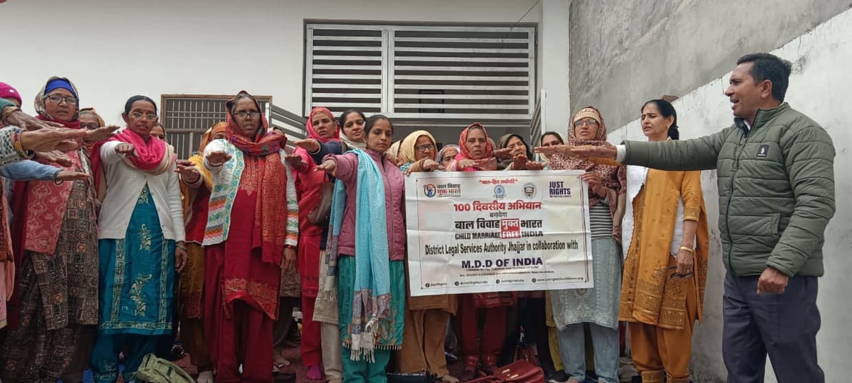 The chariot procession raised awareness among people in 25 villages.