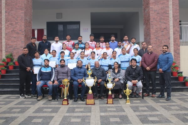 Arya College won gold medal in state level Kabaddi competition