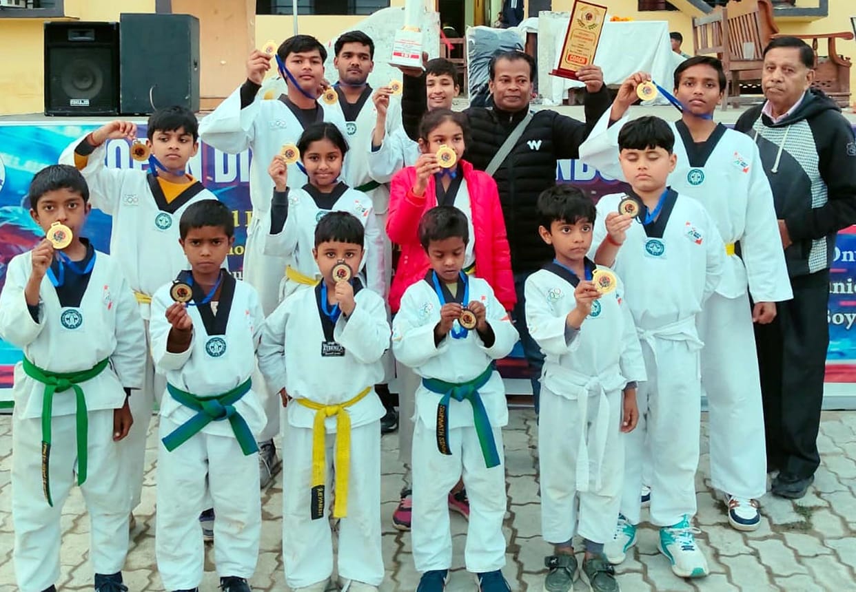 Taekwondo players from Puwayan won nine gold medals.