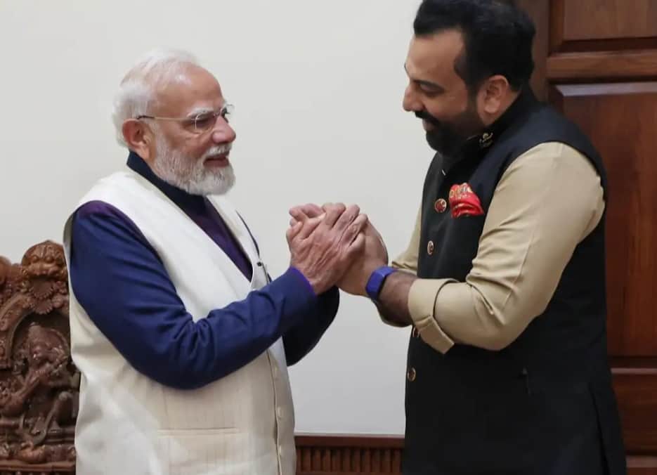 Lakshyaraj Singh met PM Modi  invited him to visit Mewar meeting took place in Parliament House