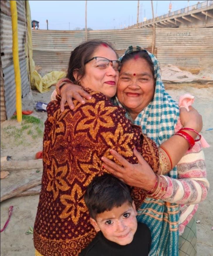 The pilgrims returned home with bundles of blessings and Ganges water, their hearts filled with emotion.