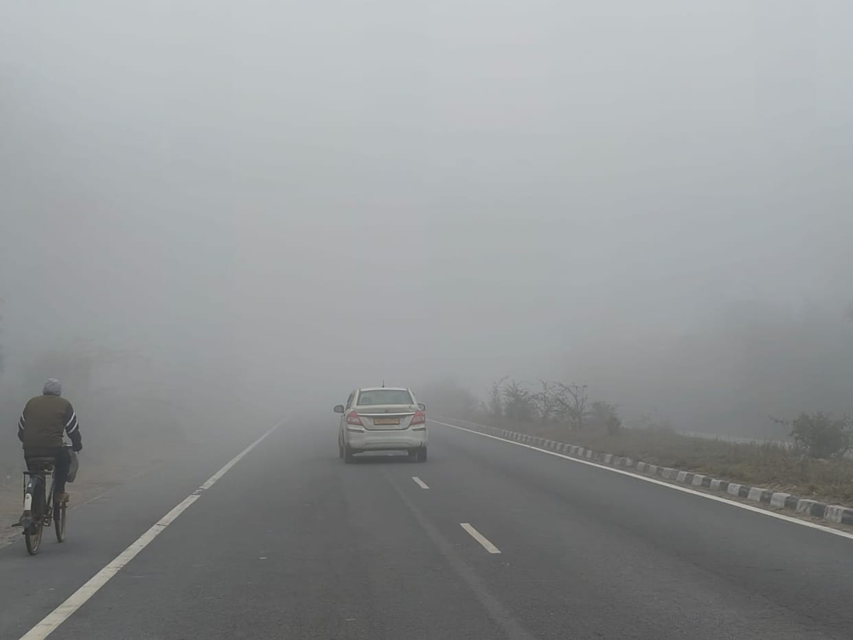 Fog slows down traffic, rain expected today