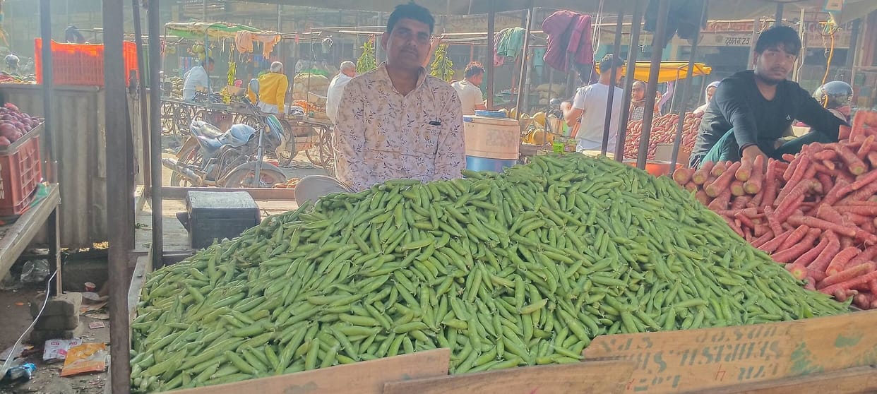The pea business has picked up pace during the wedding season.