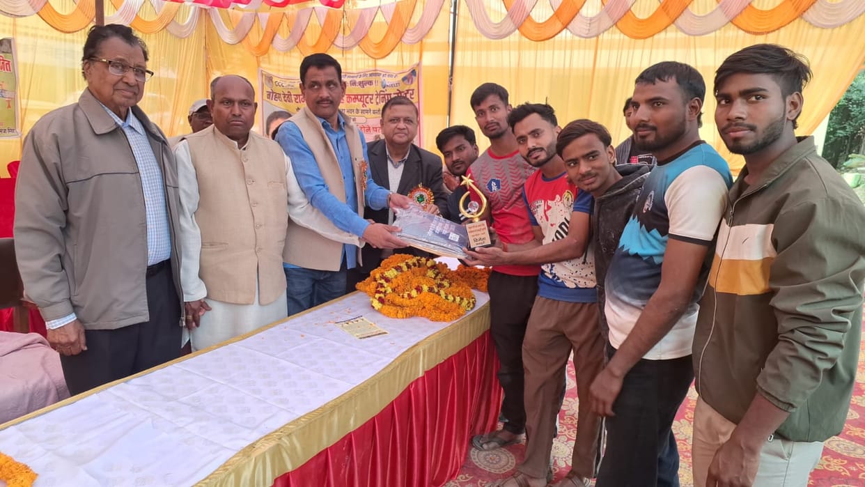 Kaptanganj team defeated BRS Academy in Kabaddi