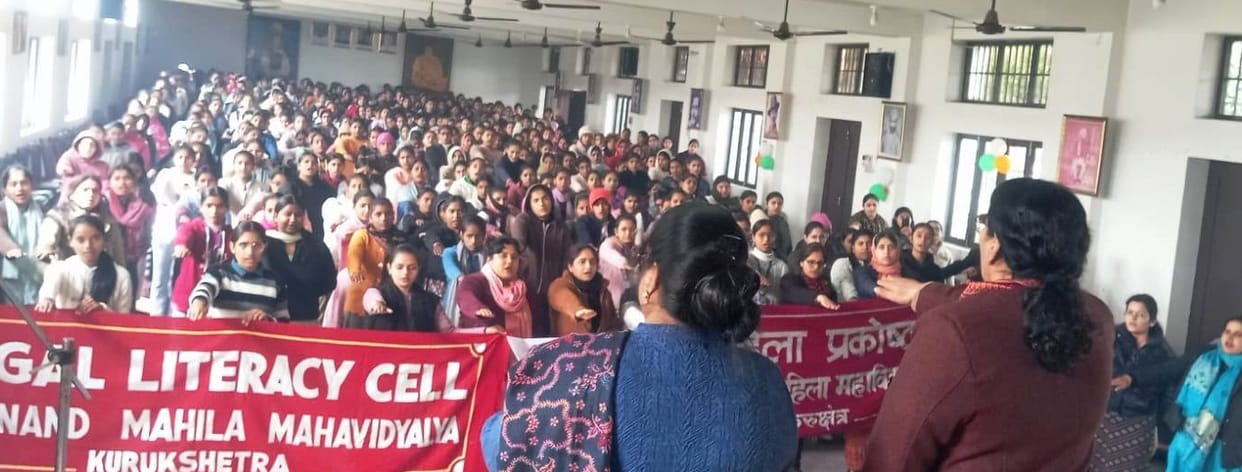 Girl students took oath against child marriage.