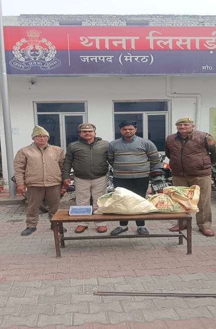 One person arrested with explosive material