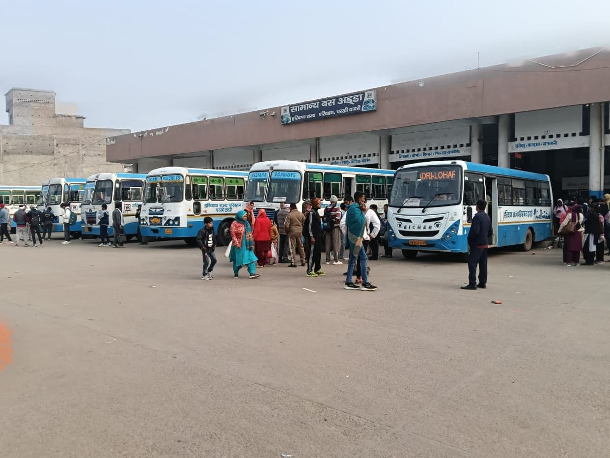 Dadri Chandigarh night bus service resumes after one month and nine days, will reach Chandigarh at 4:30 pm the next day.