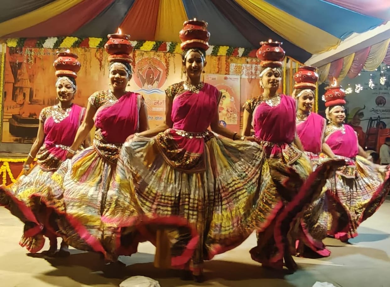 Music lovers danced to fusion, folk dance and music at Ghat Sandhya