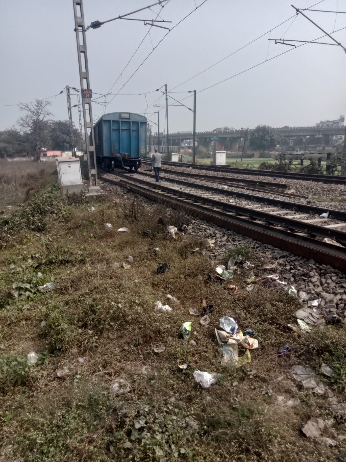 Bihar Vaishali freight train split into two parts while moving in Hajipur today news vaishali