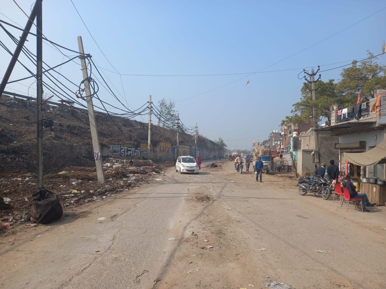 12 Cross Road remains incomplete even after three years, causing problems for drivers