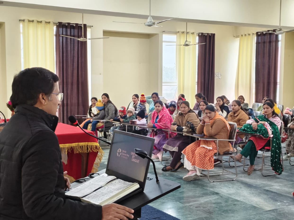 Detailed information about cancer was given to SSB jawans and women.