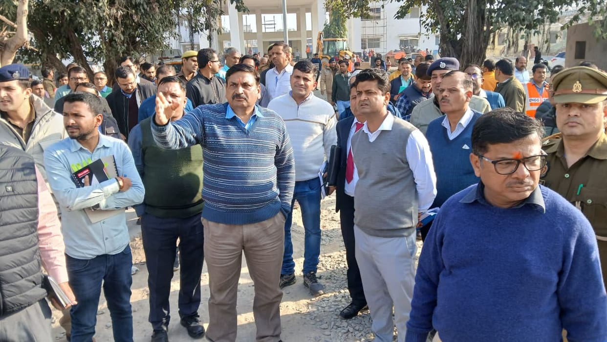 MAINPURI NEWS drm inspection