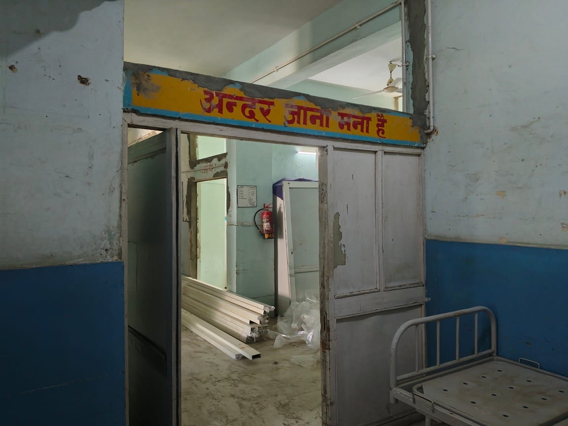 Surgical camps are to be held in the hospital from today, but repair work is going on in the OT