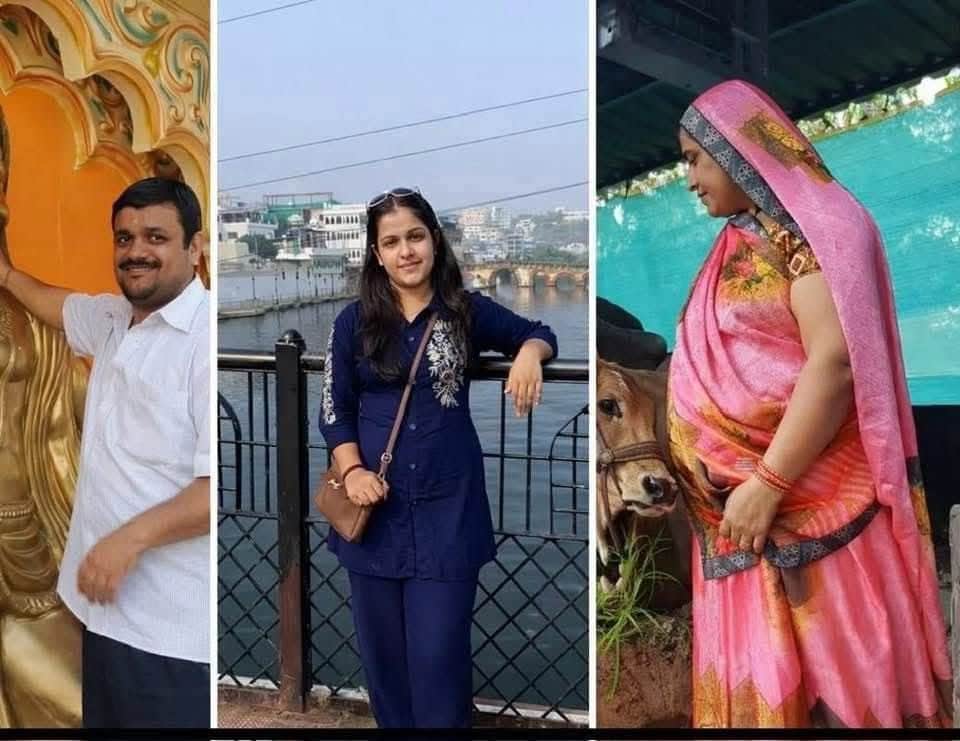 Jalore News: Three members of same family killed in Mumbai road accident, cremated in native village