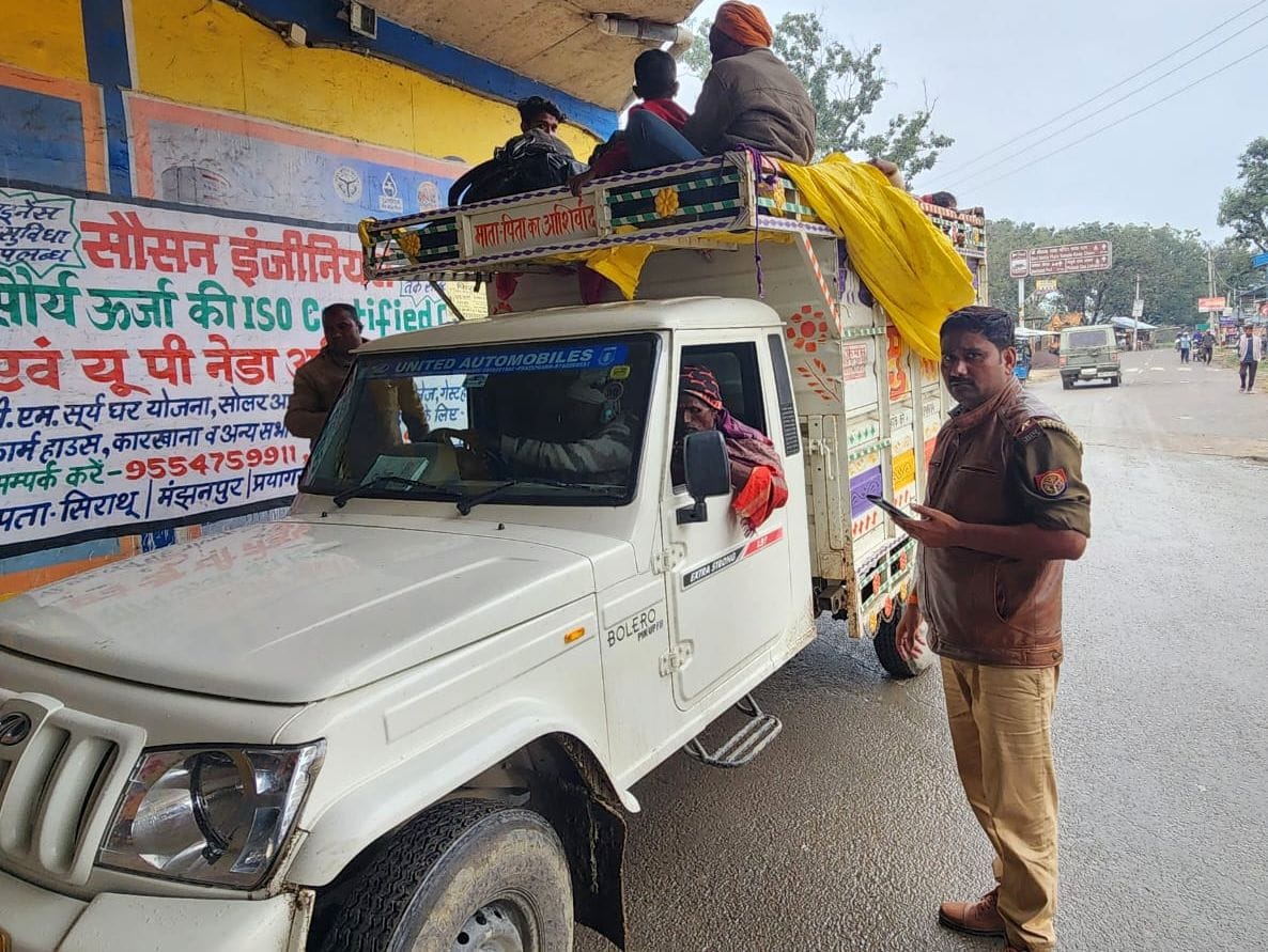 5438 vehicles were challaned during the National Road Safety Month.