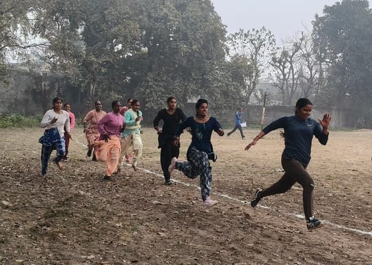 Preeti first in 300 meter race