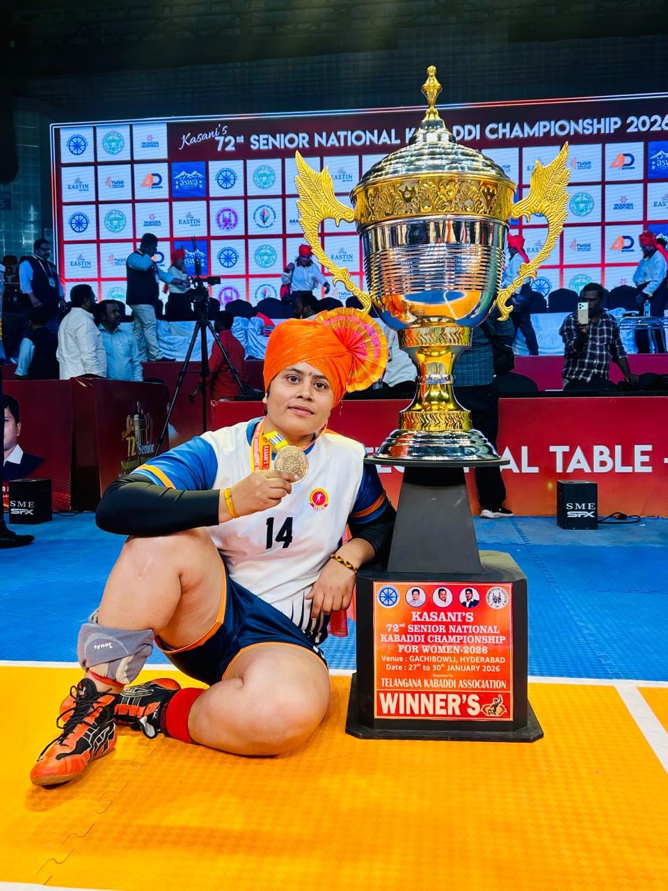 Naultha's daughter is making a name for herself in Kabaddi, winning 27 medals