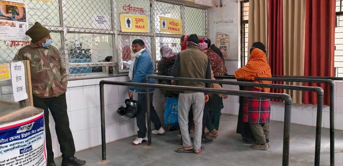 As the cold increases, the number of patients in OPD decreases.