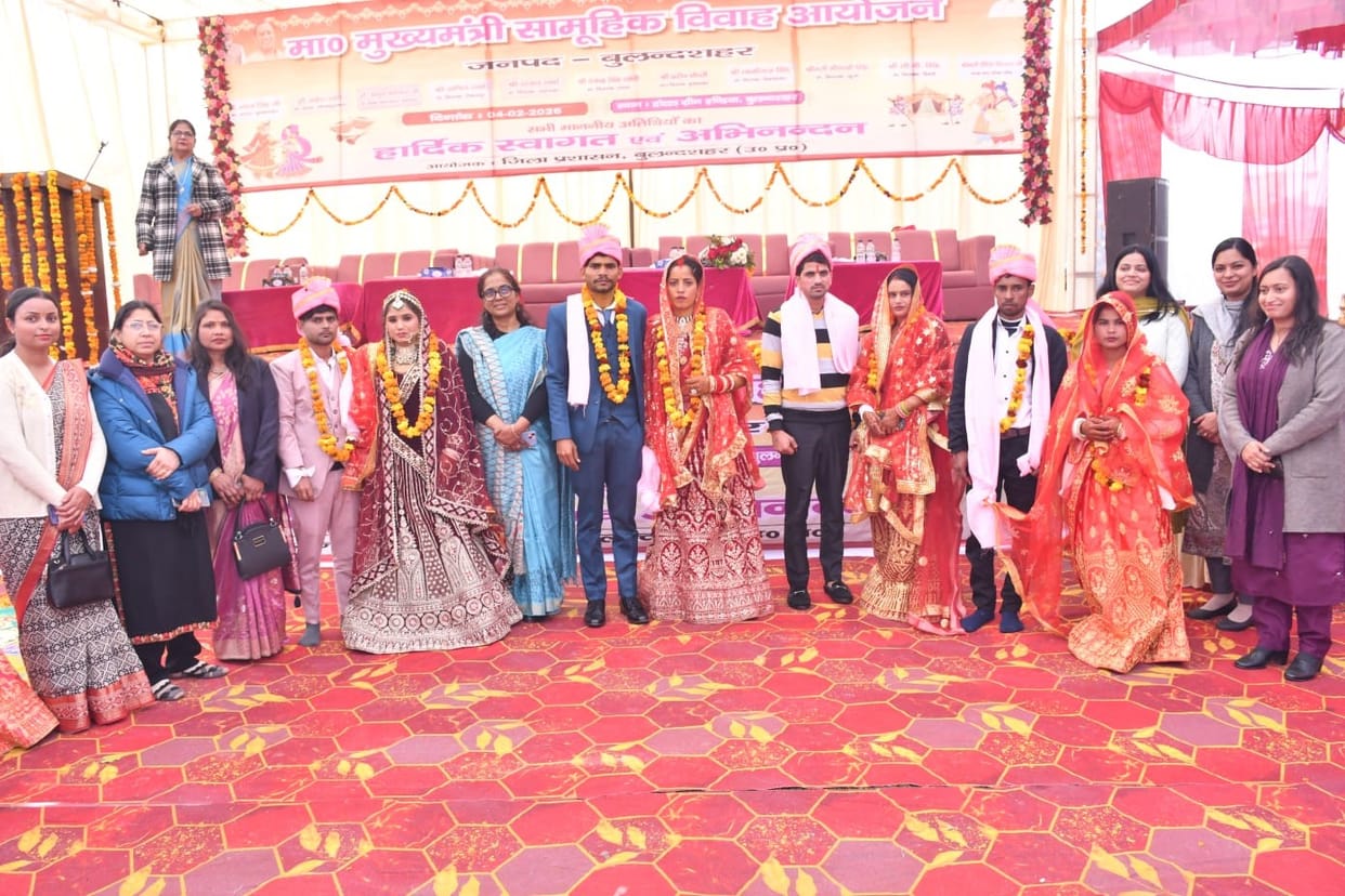 The wedding bells blared, 153 couples took the seven vows, and 35 were married.