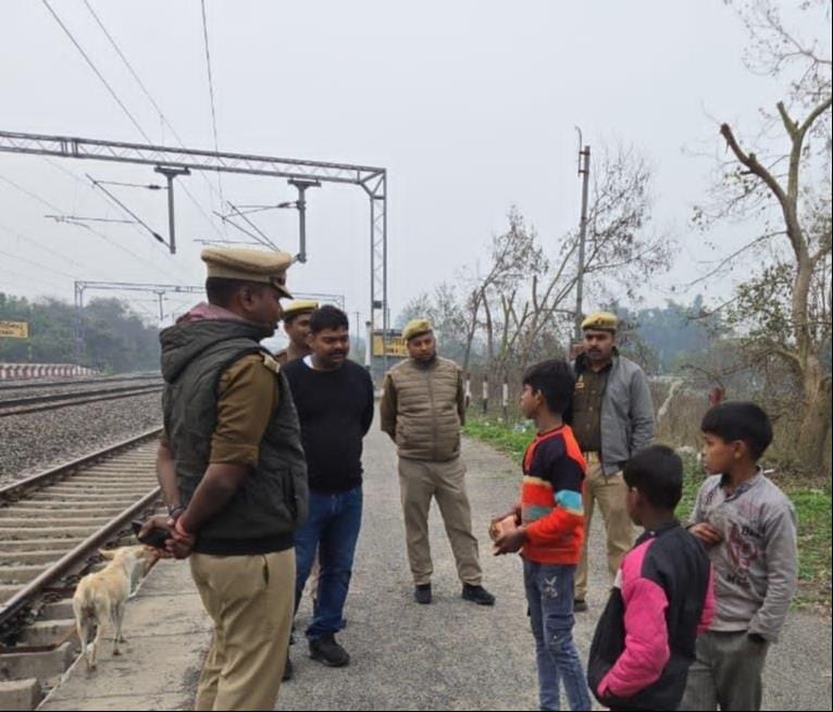 People living near the tracks were made aware to stop stone pelting on trains.