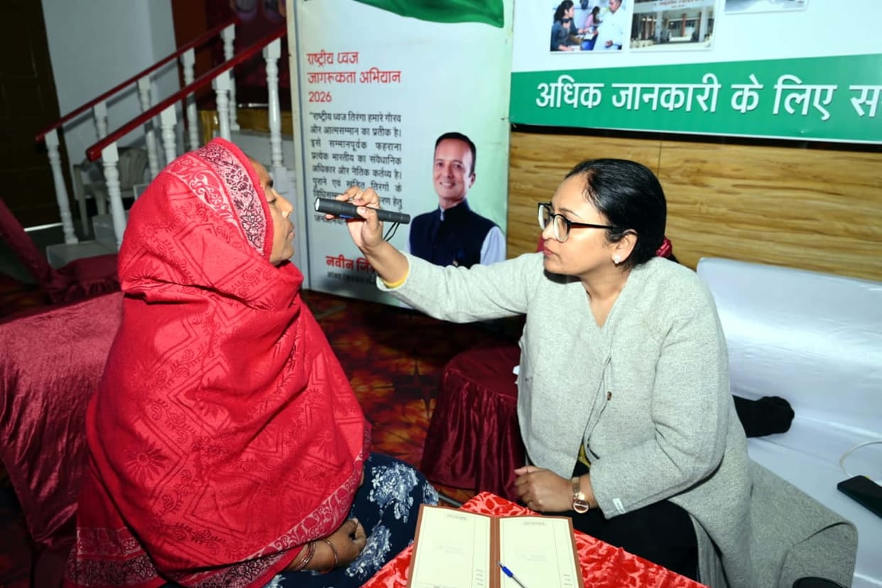1091 people availed the health services in the camp.