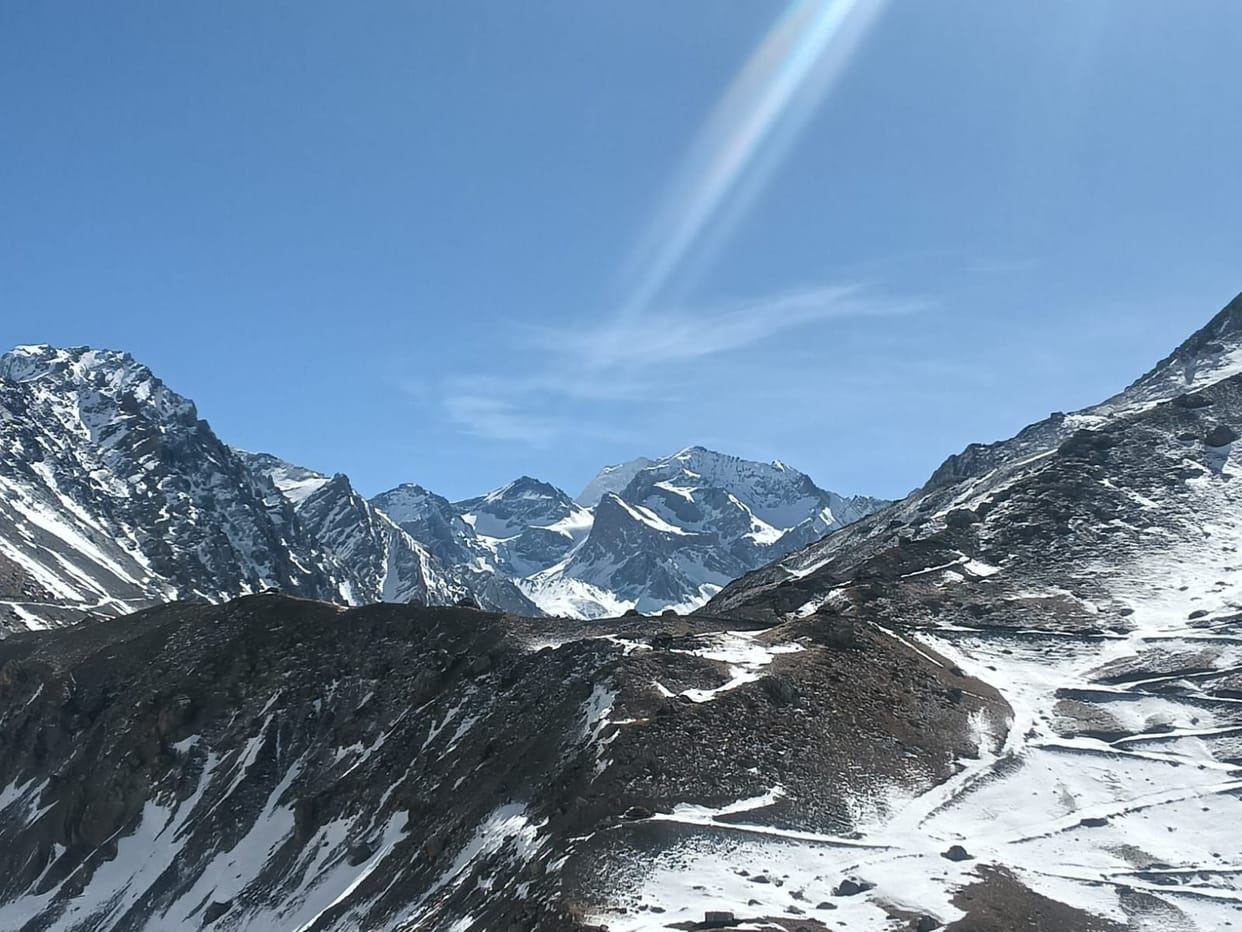 Adi Kailash road in Vyas valley is closed due to snowfall