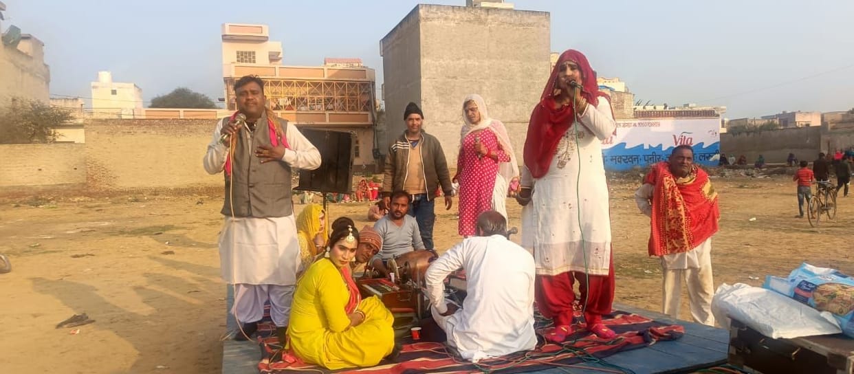 The Pingla-Bhartari folk drama was grandly staged in Julana.