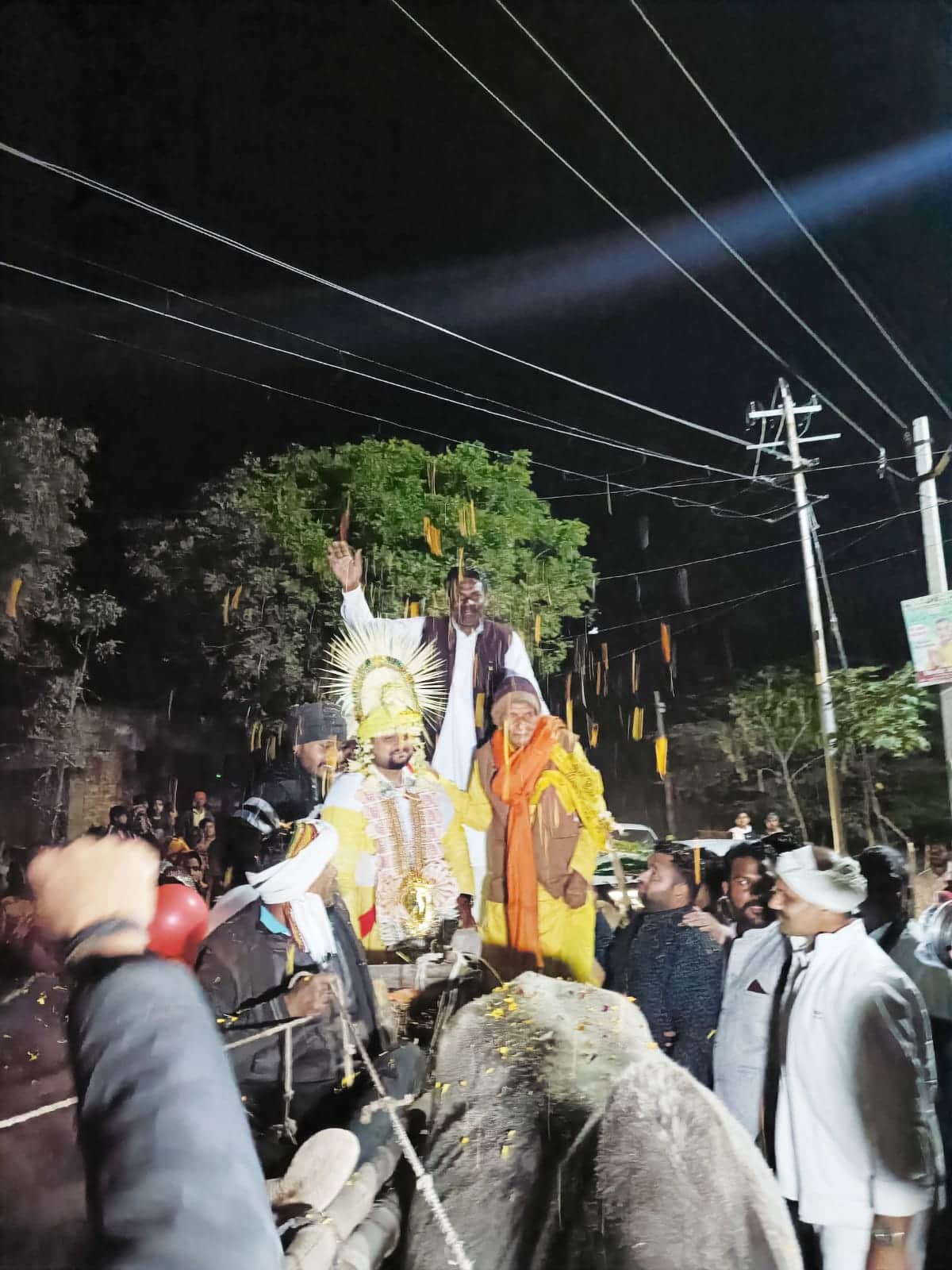 05 सीकेटीपी-04-बैलगाड़ी में बारात।