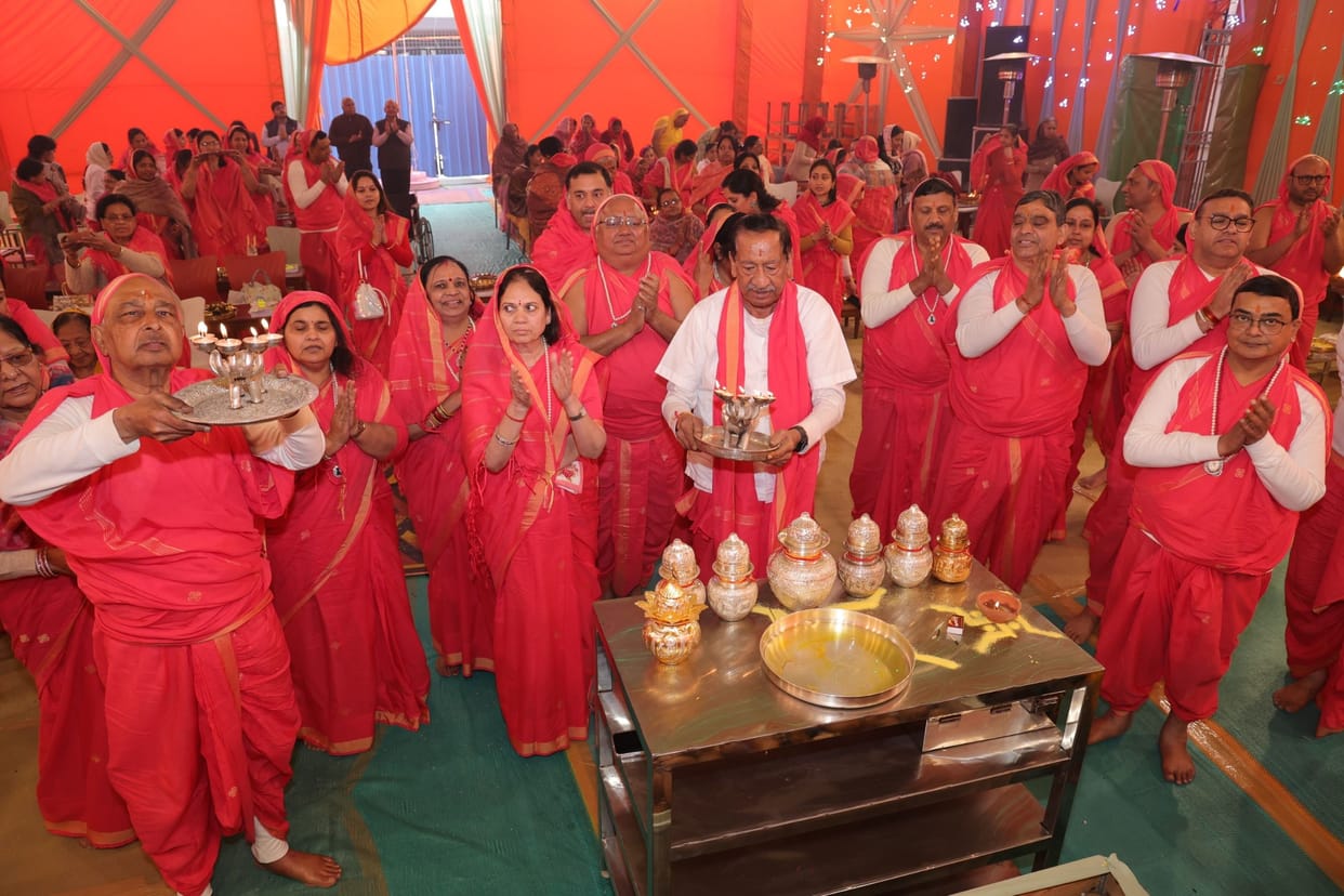 World Peace Mahayagna at the Bhagwan Digambar Jain Gajrath Temple