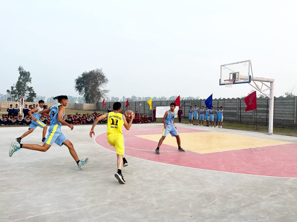 Alpha team was the winner in inter squadron basketball
