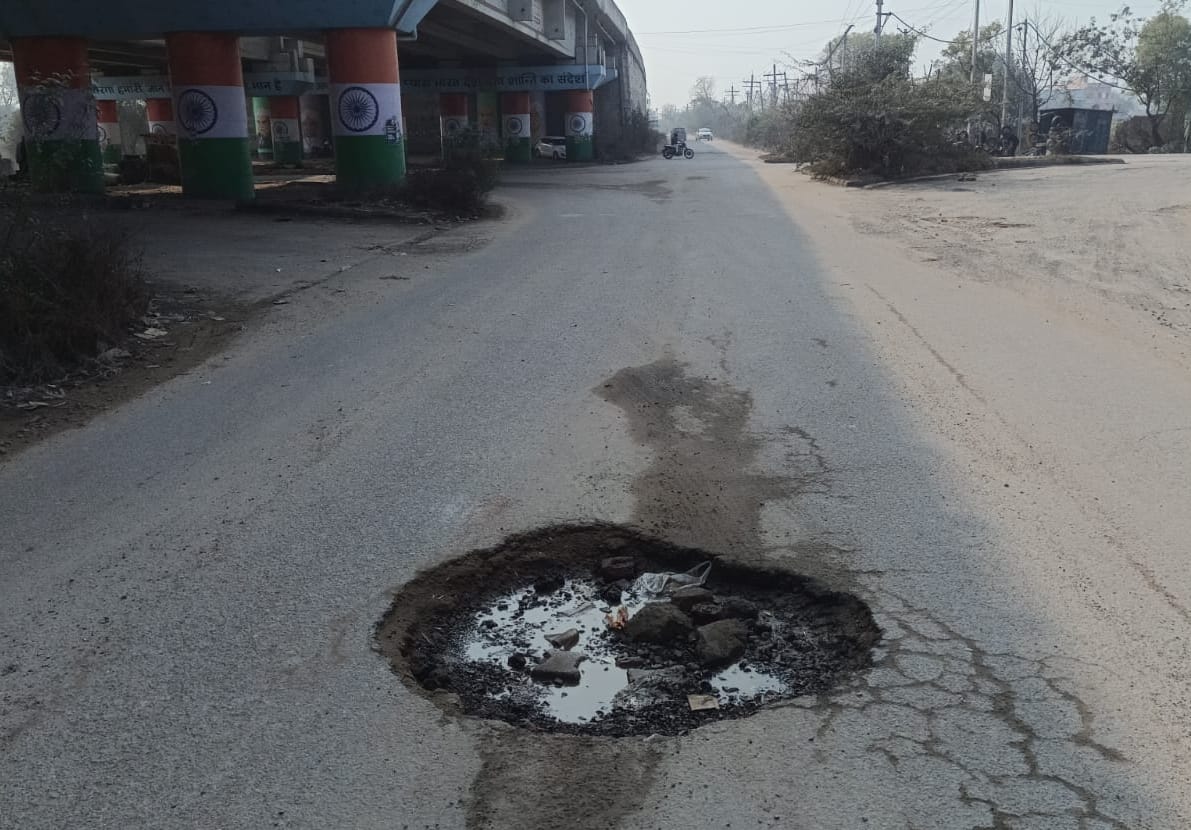 Potholes cause problems for pedestrians