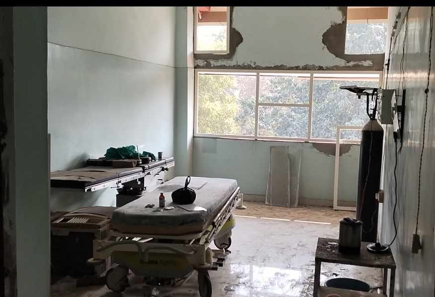 The bid failed, the OT was not ready, and a minor operation was performed on the first day
