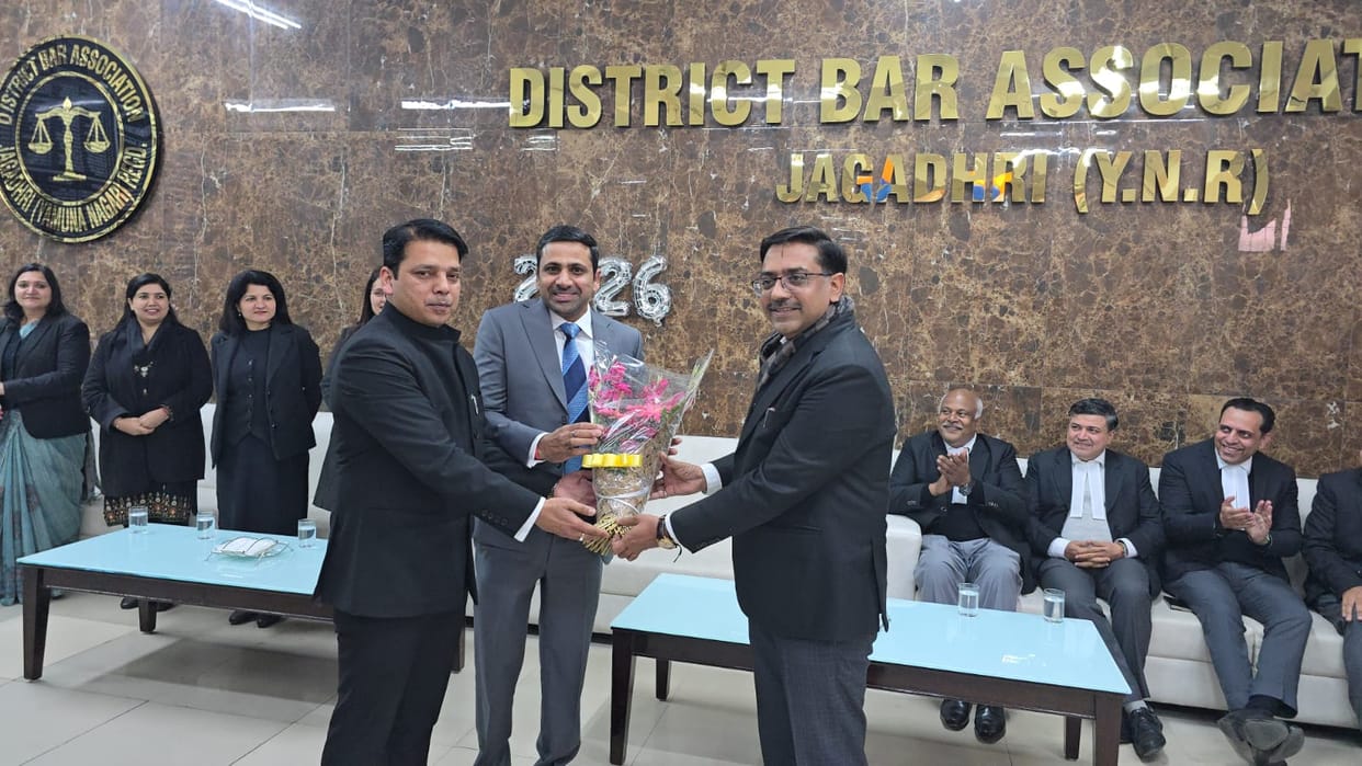 Sachin Tyagi honored for becoming Additional District and Sessions Judge