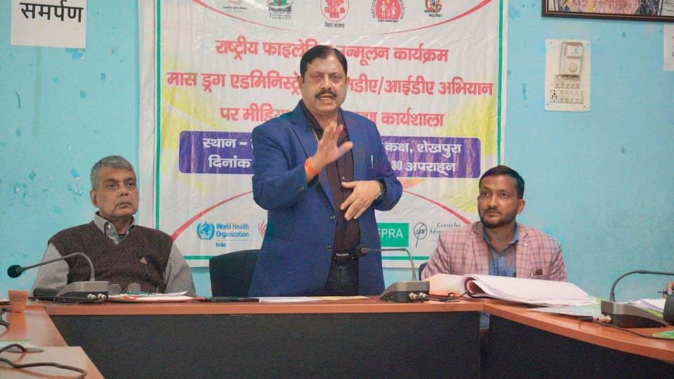 Bihar towards Guinness World Record, Filariasis Elimination MDA campaign to run from February 10 to 28