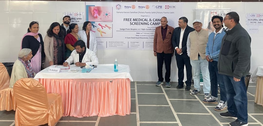 health camp by rotary club
