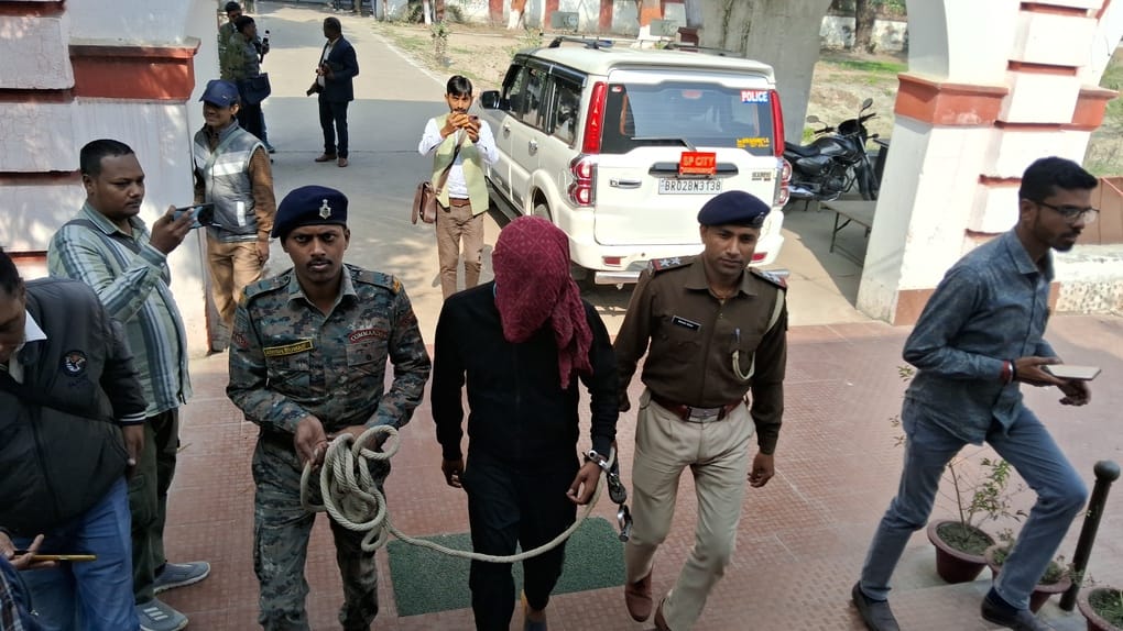 Bihar News: Notorious Johnson of Muzaffarpur arrested from Nawada, was absconding in 16 cases