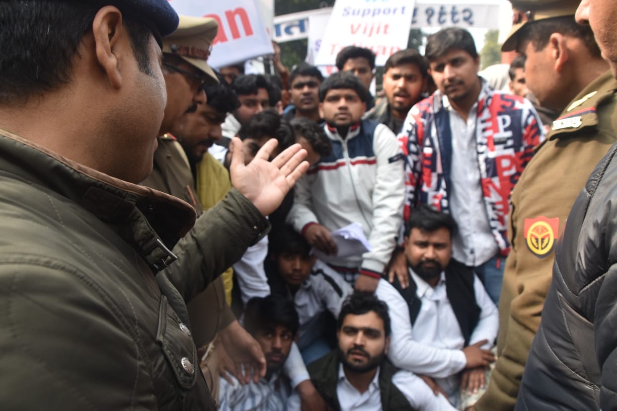 Students' anger erupts against private colleges; several leaders detained after clashes with police