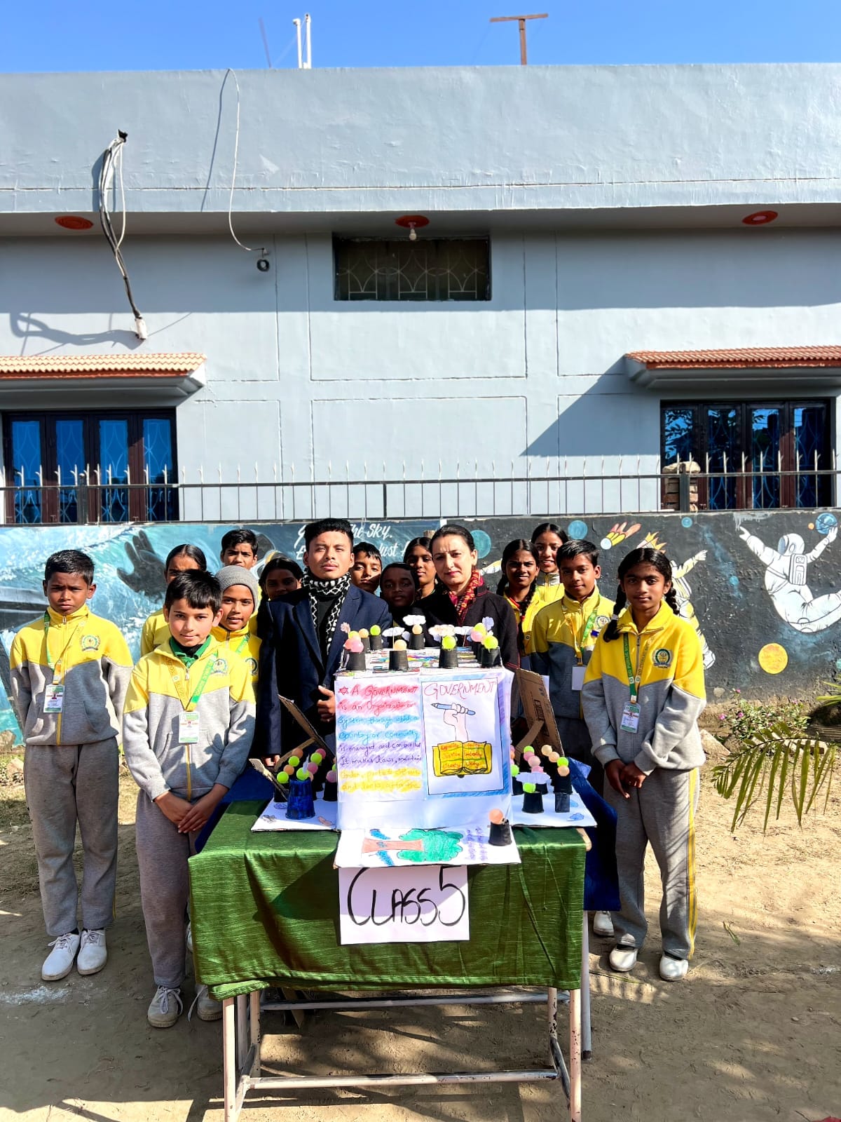 Samaveda House secured the first position in the painting competition.