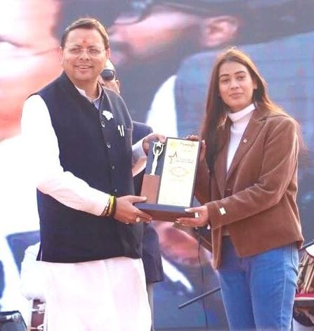 Sneha of Hajeti received the Best Event Director Award