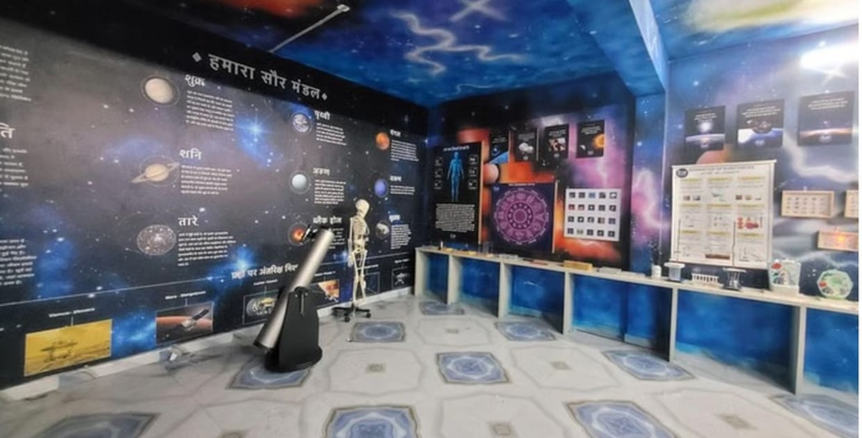 Village children will get to meet the world of science in the space lab