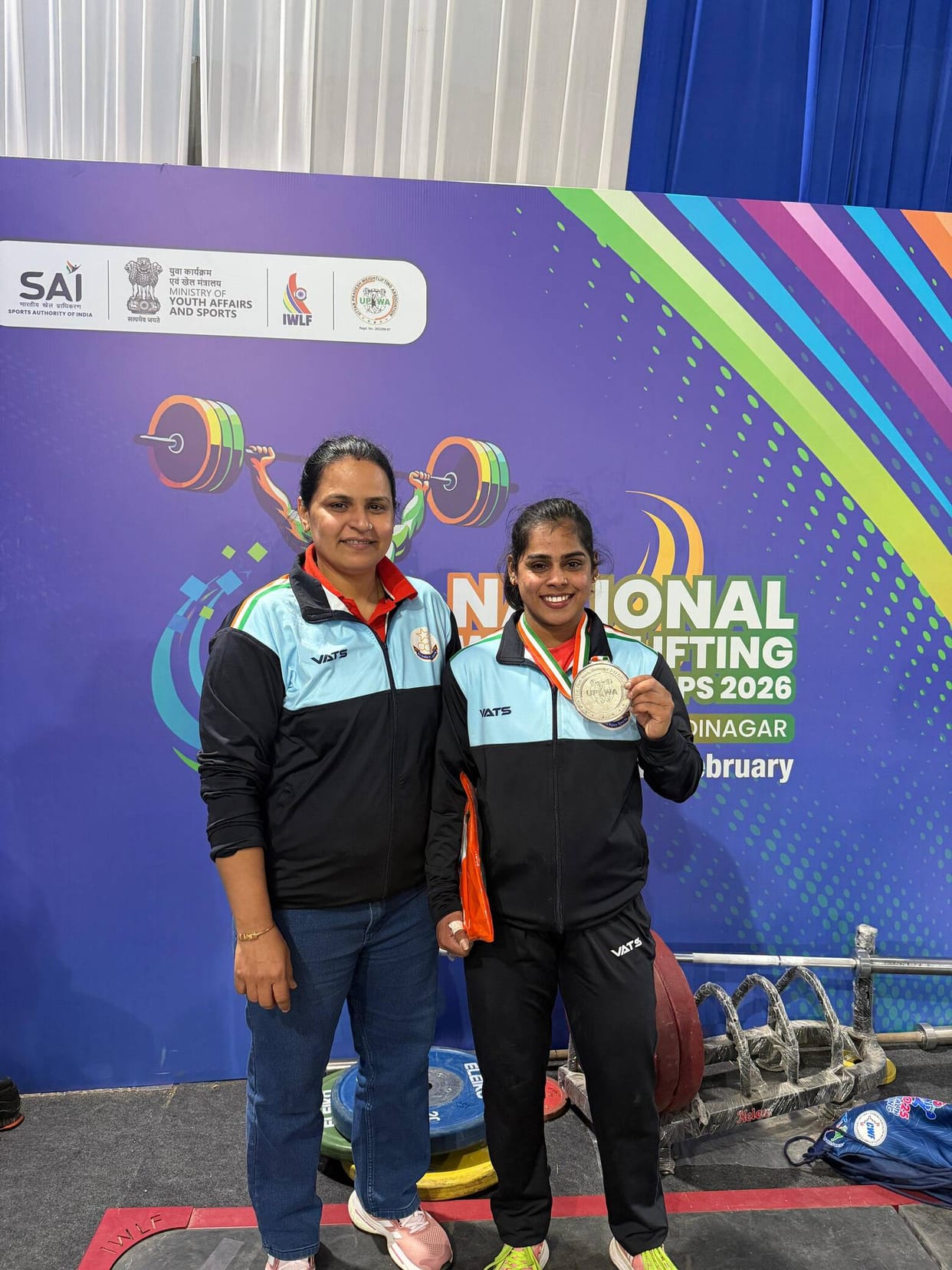 Under the guidance of Reena Goyat of Meham, female athlete Radha won the gold medal.