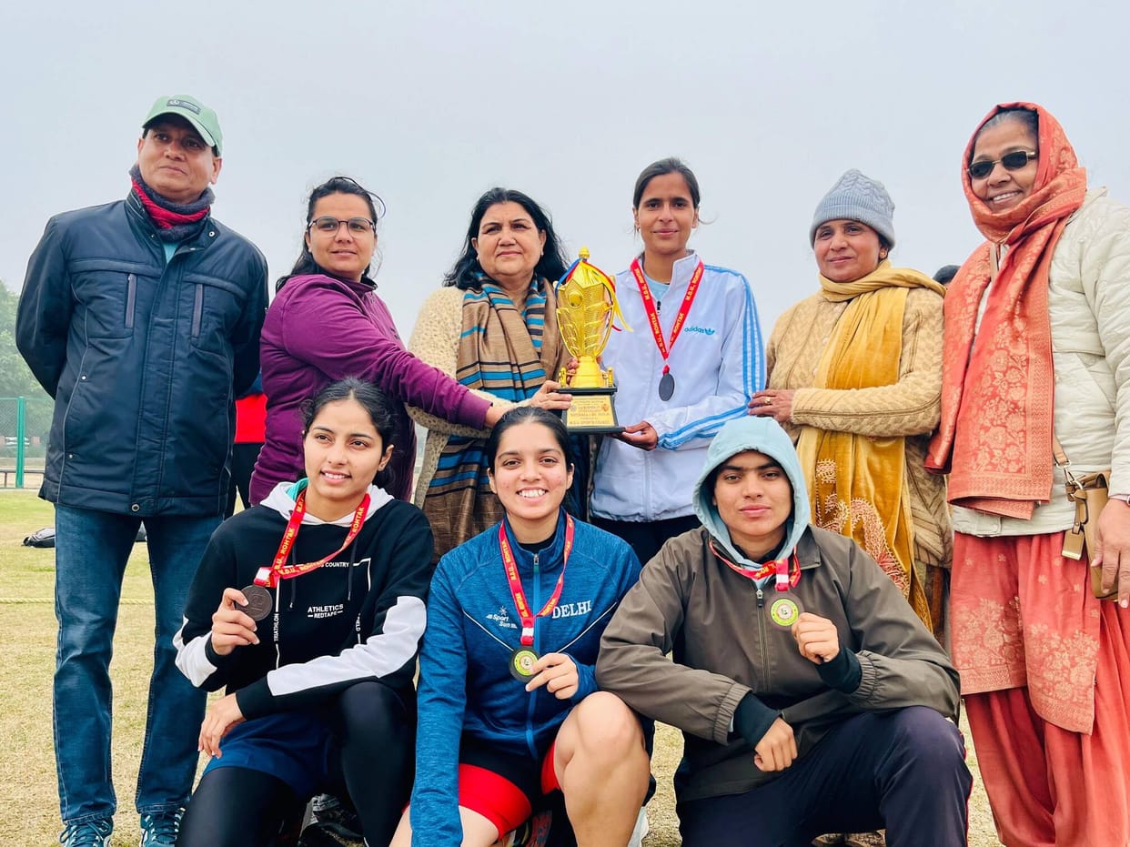 Selection of winning players of inter-college netball in university team