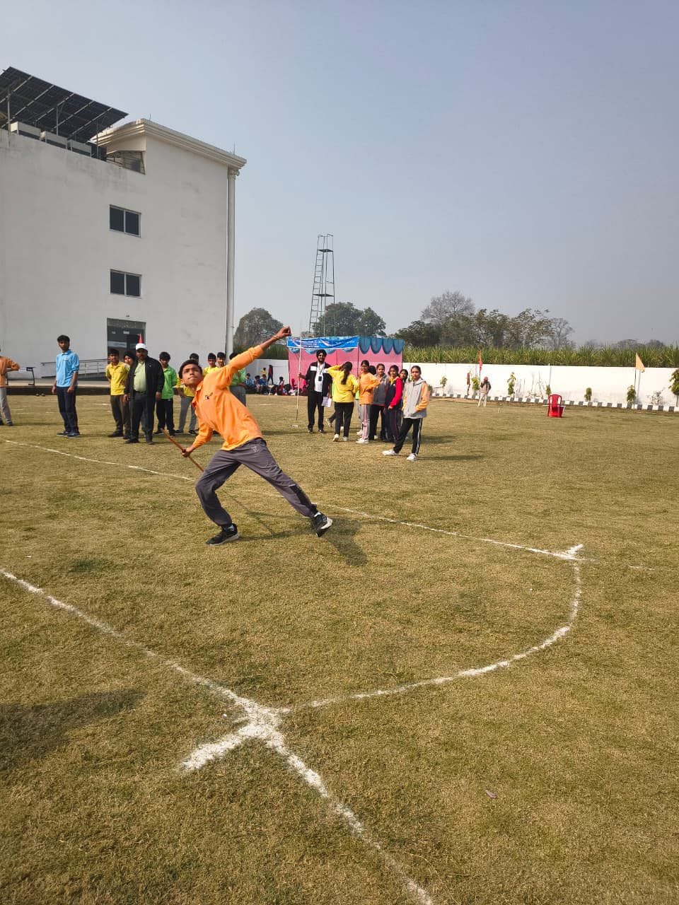 Students showed their strength in the athletic festival
