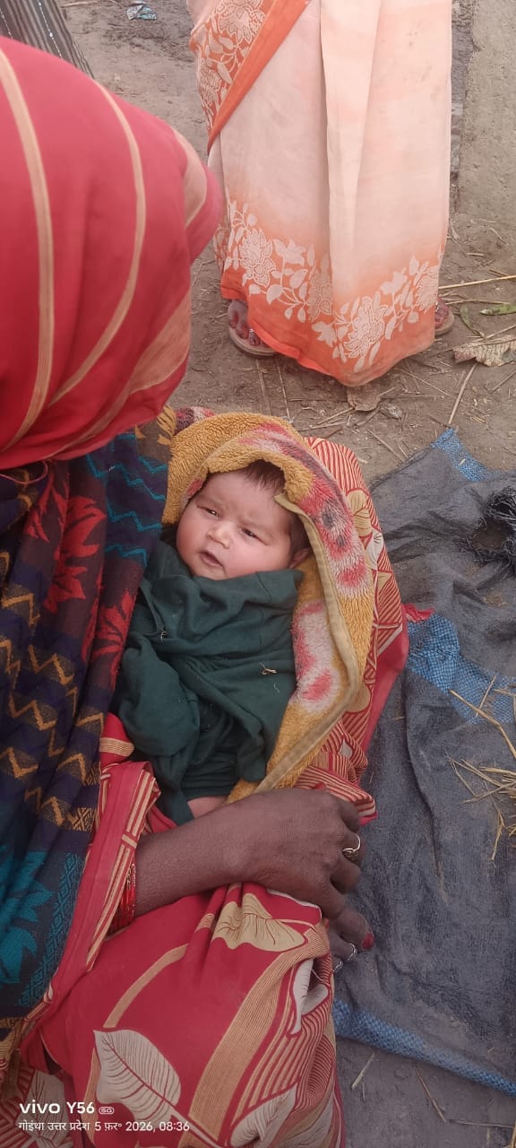 Newborn baby girl found abandoned near Gauraye Canal Bridge