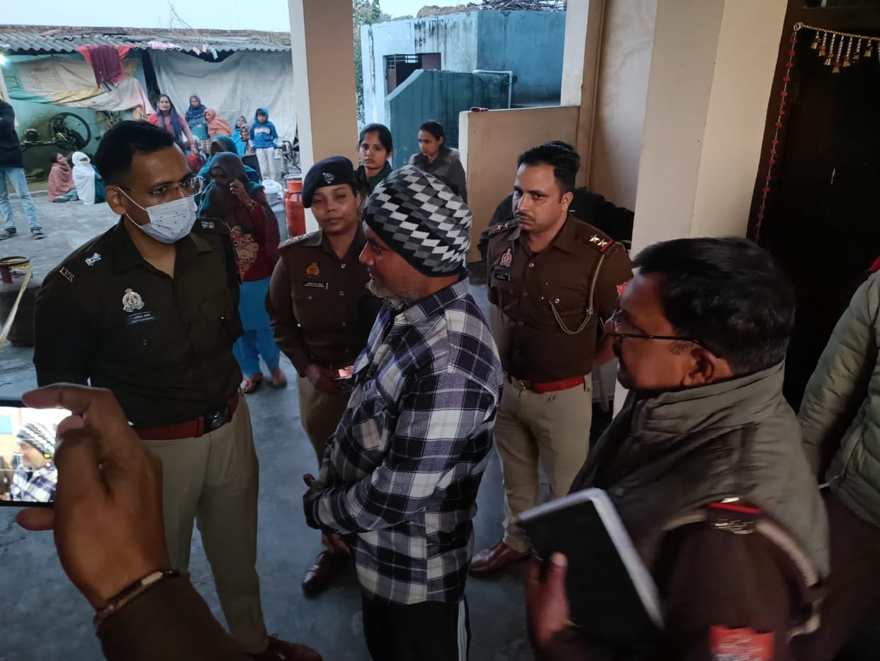 Police protest in Bhalwa, allegations of honour killing