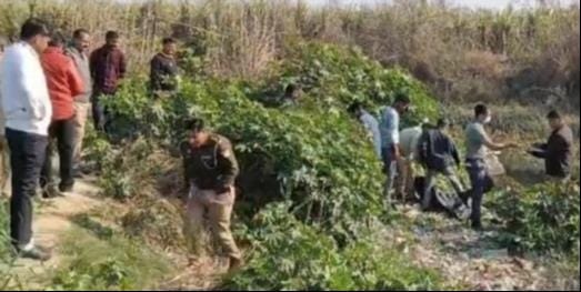 The body of the youth was thrown after killing him.