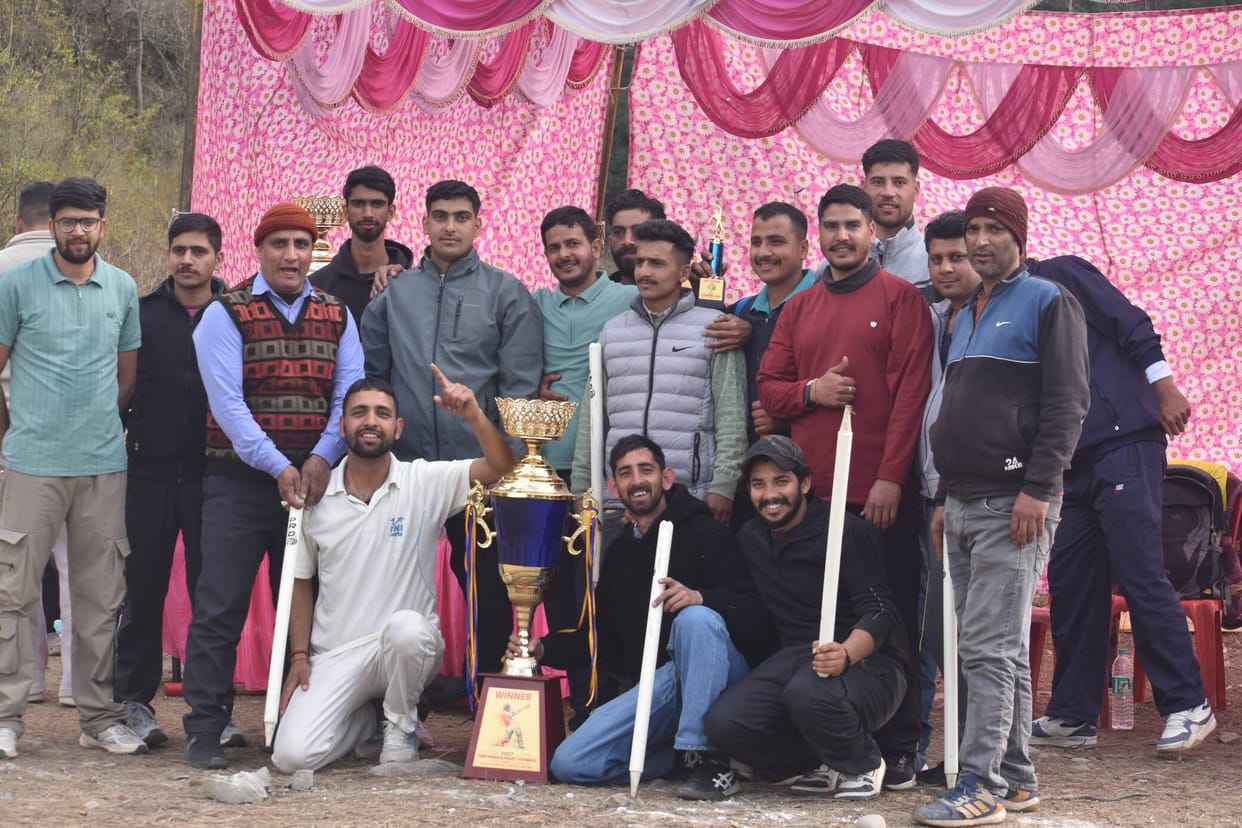 Sandy Memorial Cricket Tournament, Dhalwan became the winner by defeating Kharoh in the final