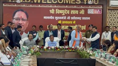 CM Sai attended the Backward Classes Authority meeting where a budget of Rs 80 crore and an MoU for an IIT par